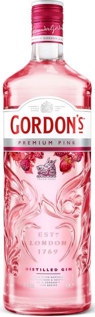Напій алк. на основі джину Gordon's Premium Pink 37.5% 1 л